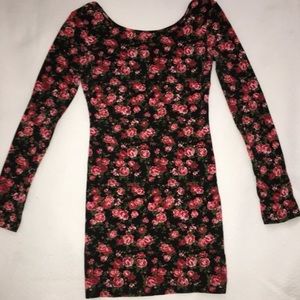Rose print Forever 21 mini dress